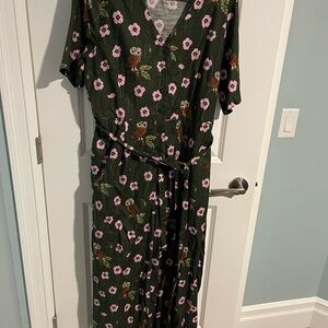 Floral Owl Jumpsuit - Princess Highway